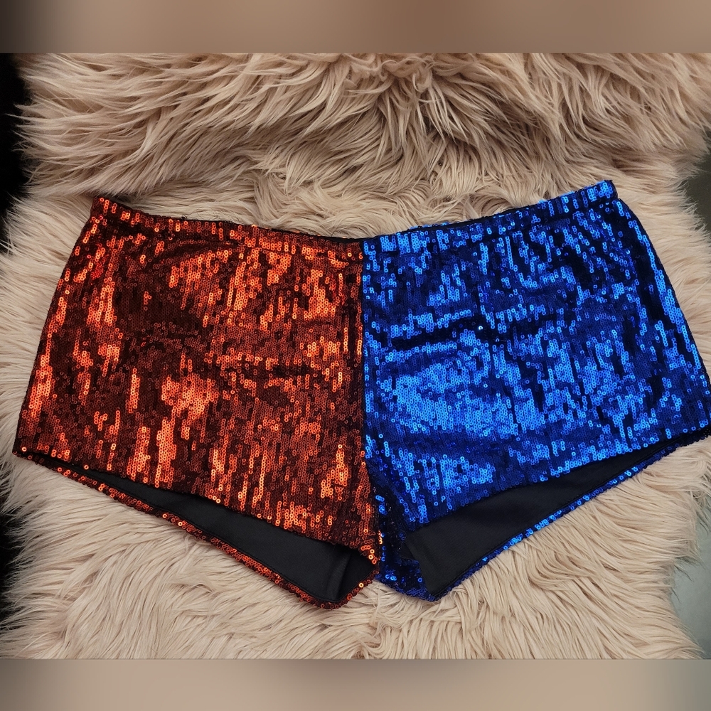 Harley Quinn Sequin Shorts